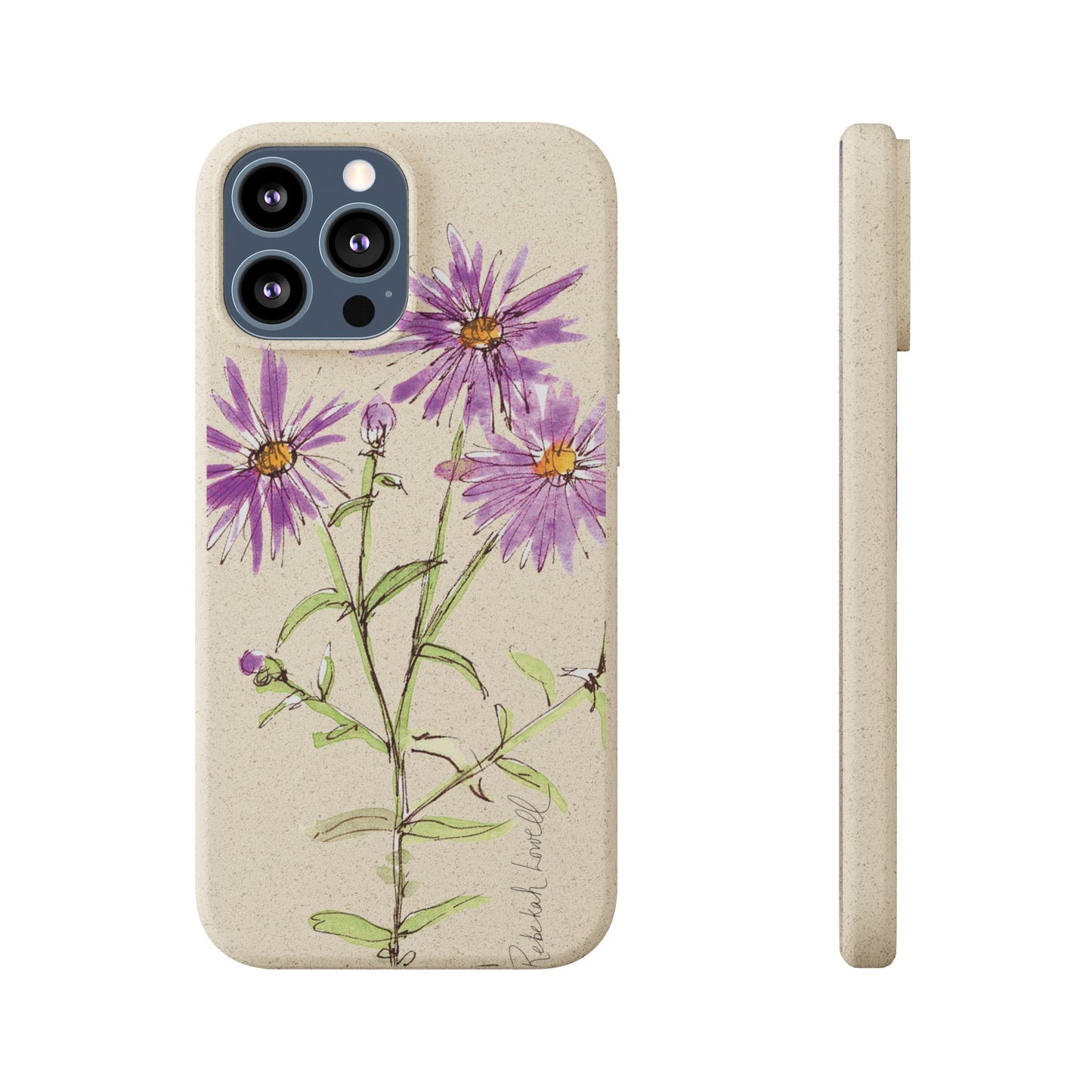 New England Aster Biodegradable Phone Case