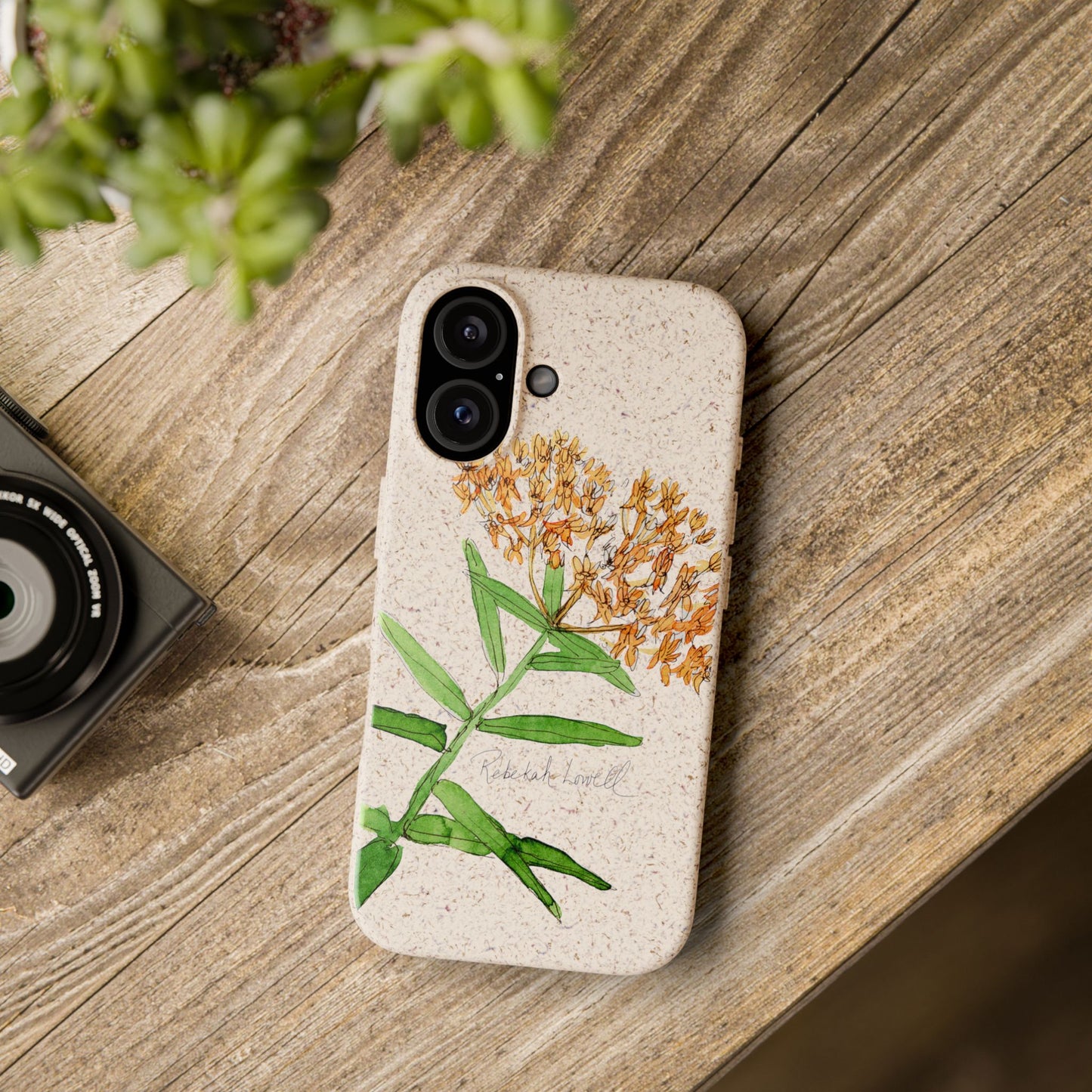 Butterfly Weed Biodegradable Phone Case