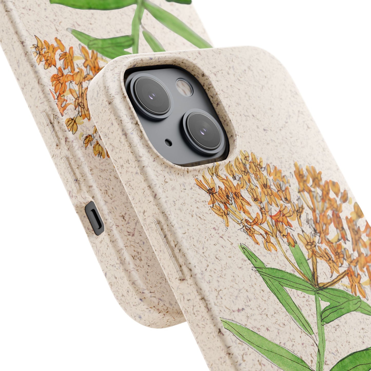 Butterfly Weed Biodegradable Phone Case
