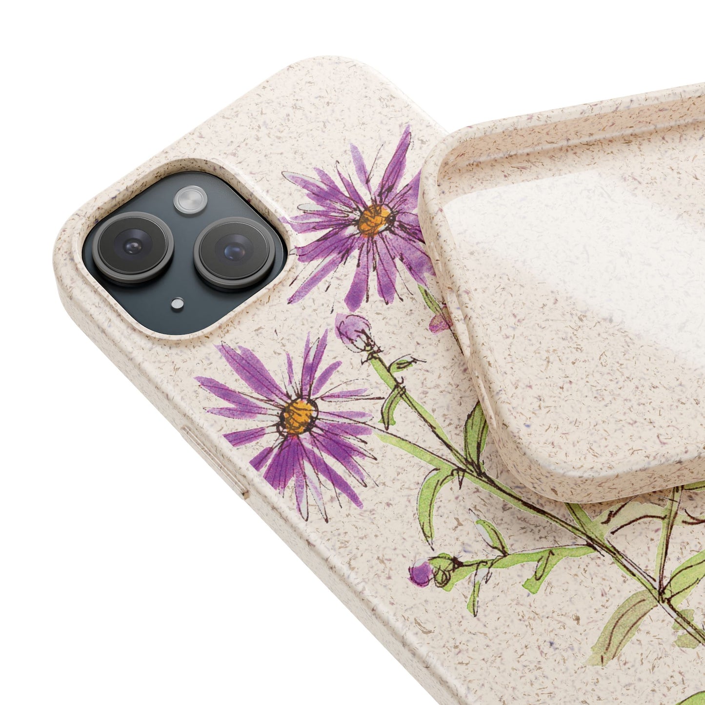 New England Aster Biodegradable Phone Case