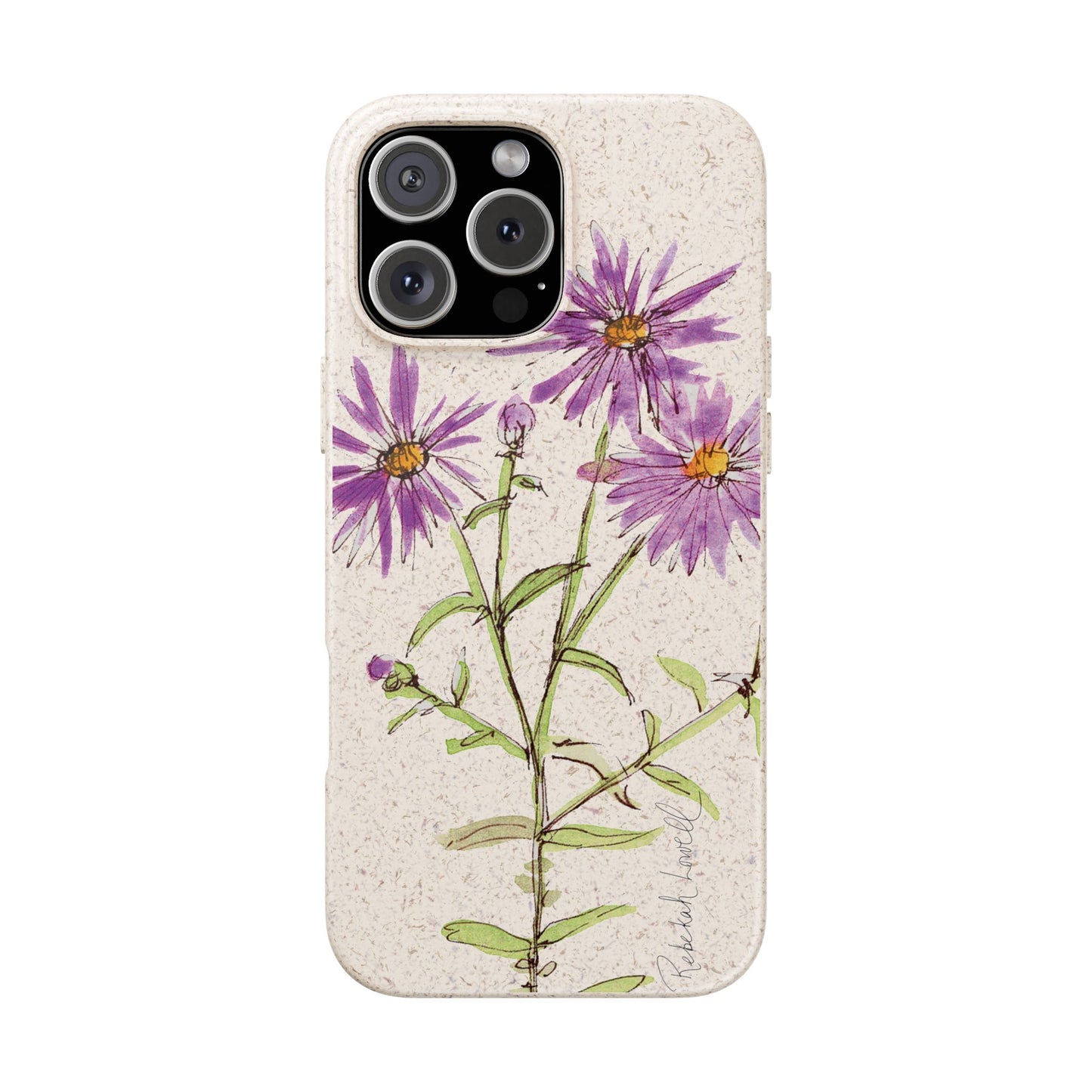 New England Aster Biodegradable Phone Case