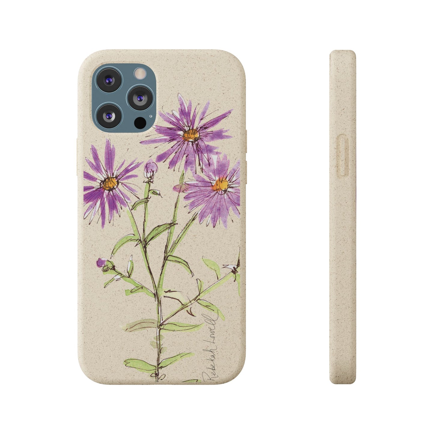 New England Aster Biodegradable Phone Case
