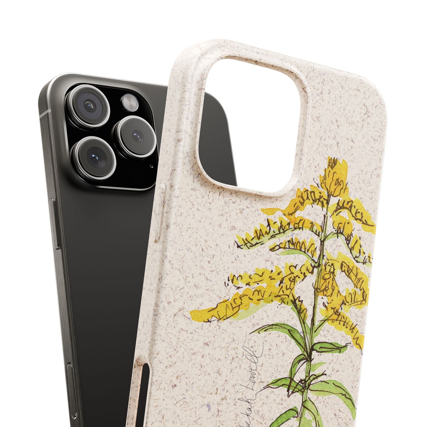 Canada Goldenrod Biodegradable Phone Case