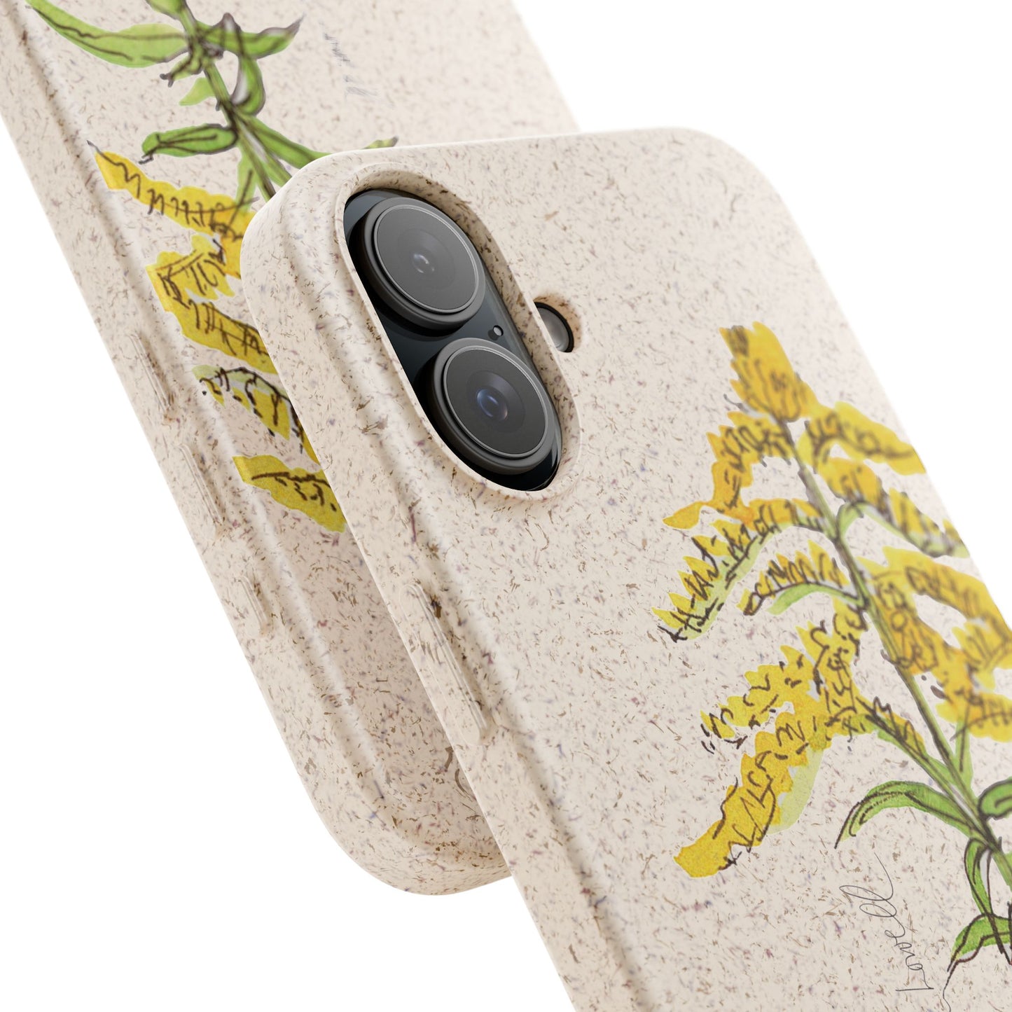Canada Goldenrod Biodegradable Phone Case