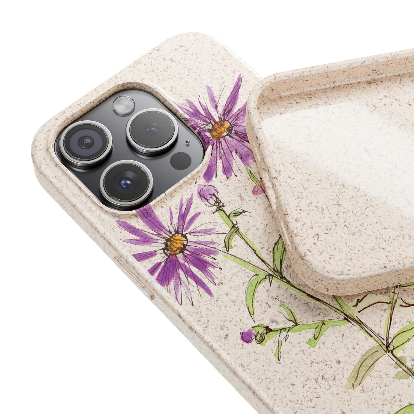 New England Aster Biodegradable Phone Case