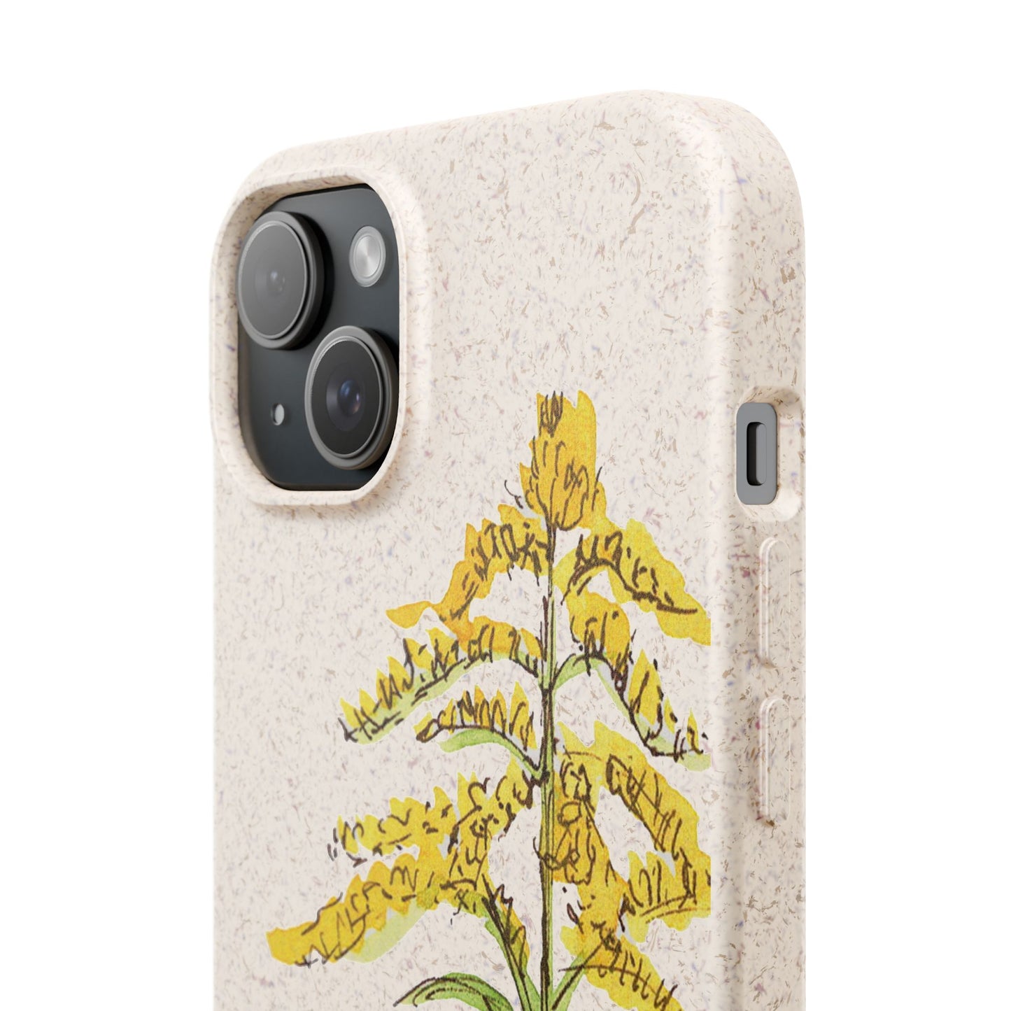 Canada Goldenrod Biodegradable Phone Case