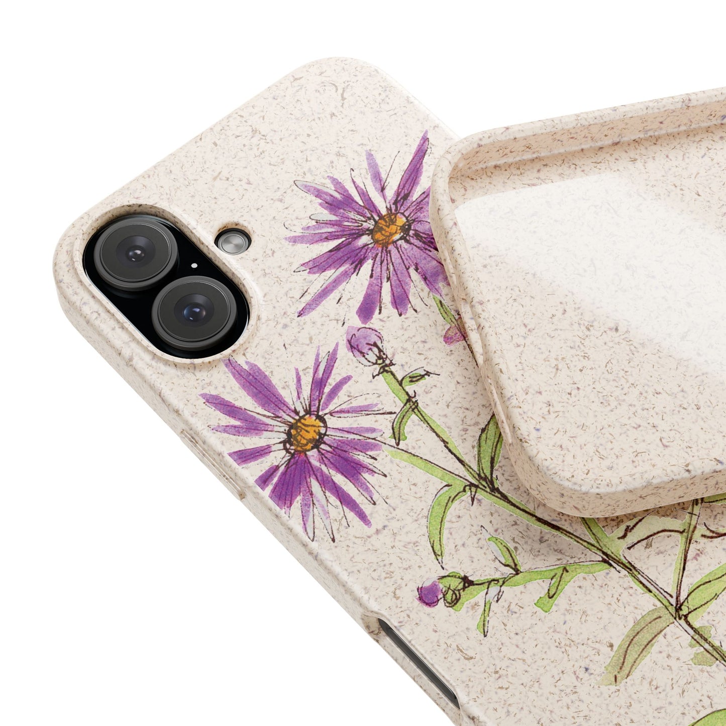 New England Aster Biodegradable Phone Case