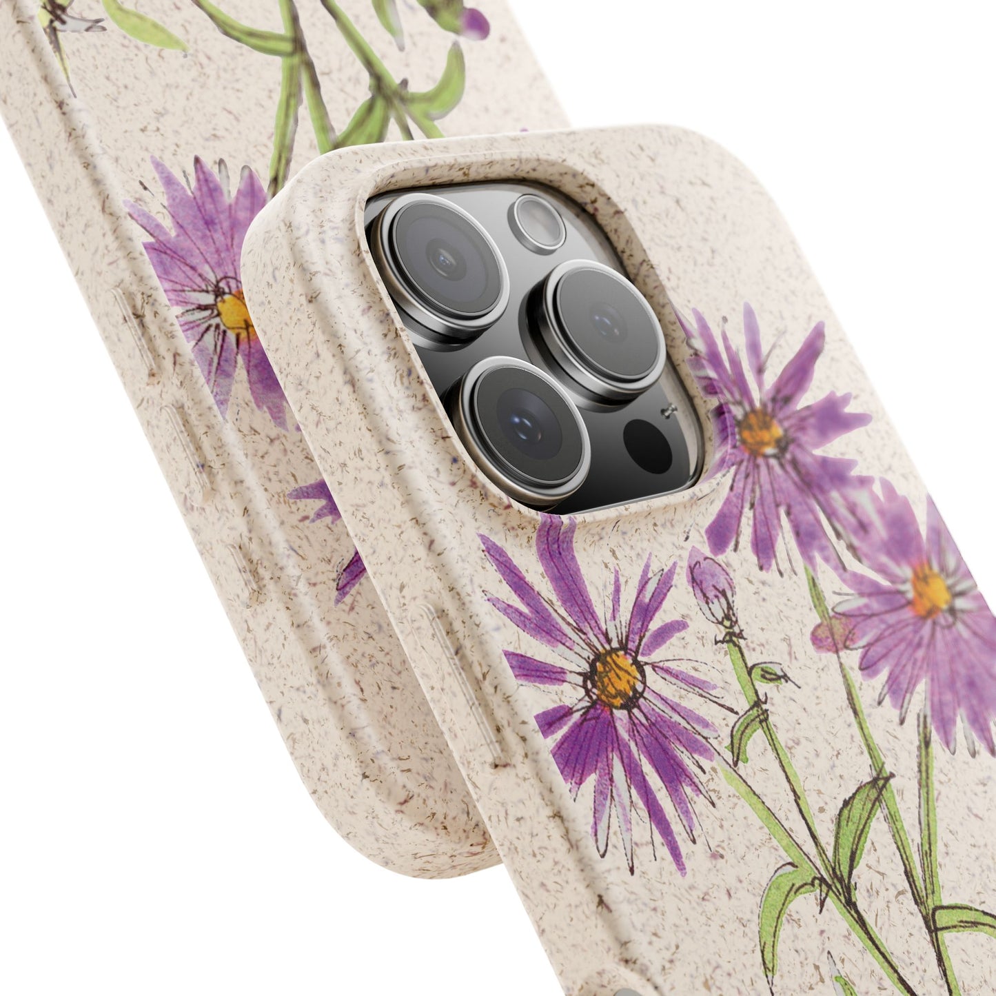 New England Aster Biodegradable Phone Case