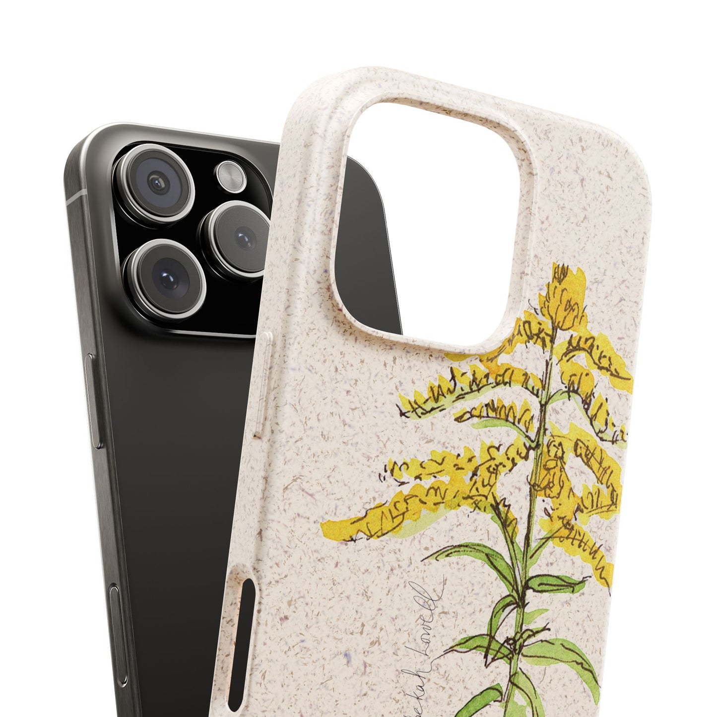 Canada Goldenrod Biodegradable Phone Case