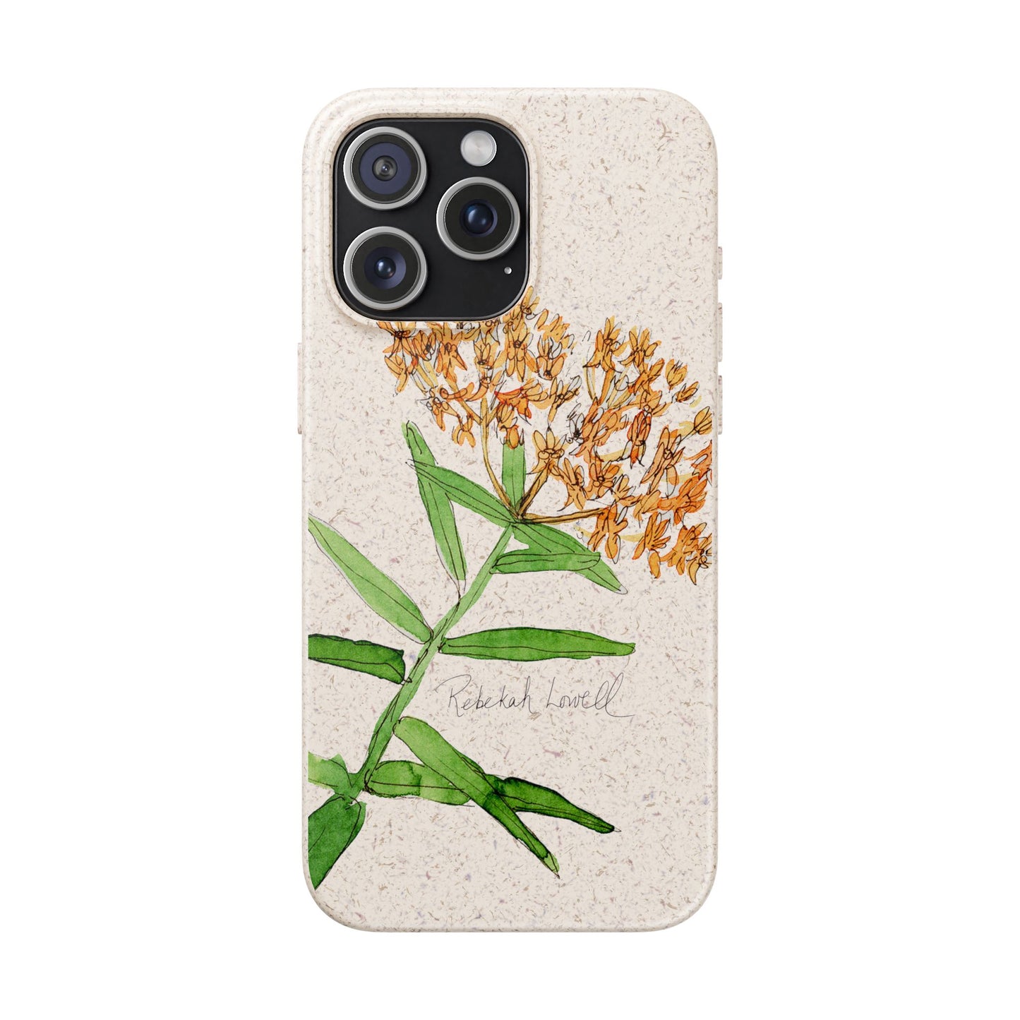 Butterfly Weed Biodegradable Phone Case