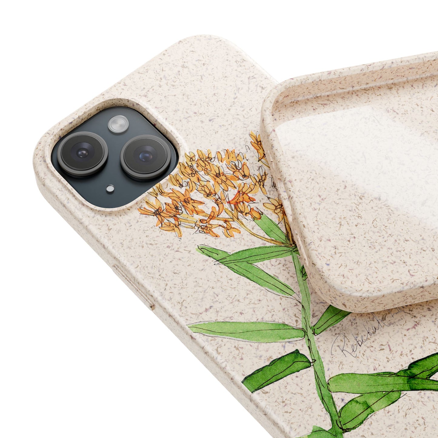 Butterfly Weed Biodegradable Phone Case