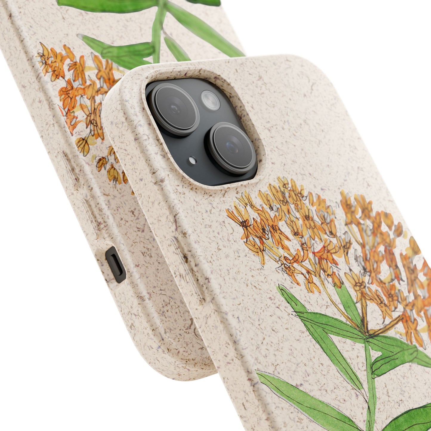 Butterfly Weed Biodegradable Phone Case