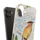 Cedar Waxwing Biodegradable Phone Case