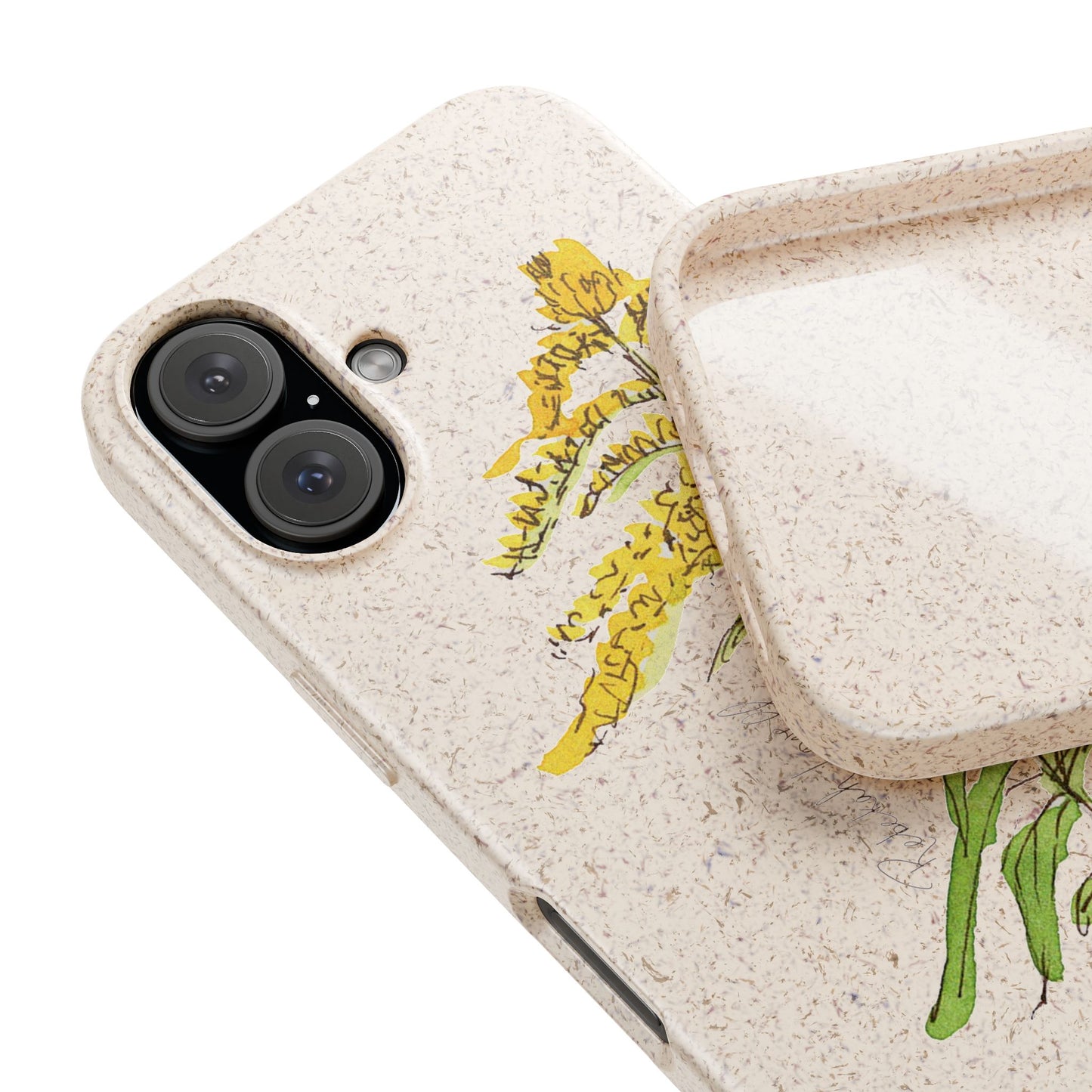 Canada Goldenrod Biodegradable Phone Case