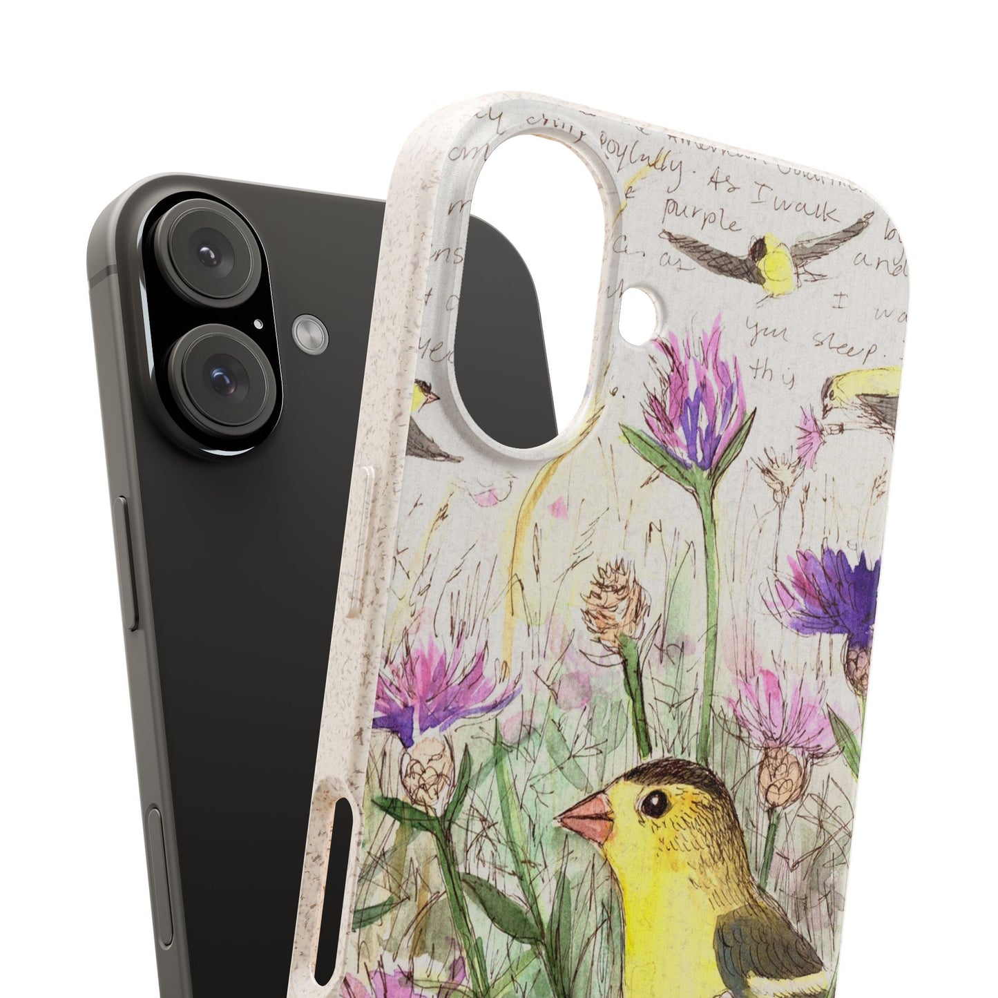 American Goldfinch Biodegradable Phone Case