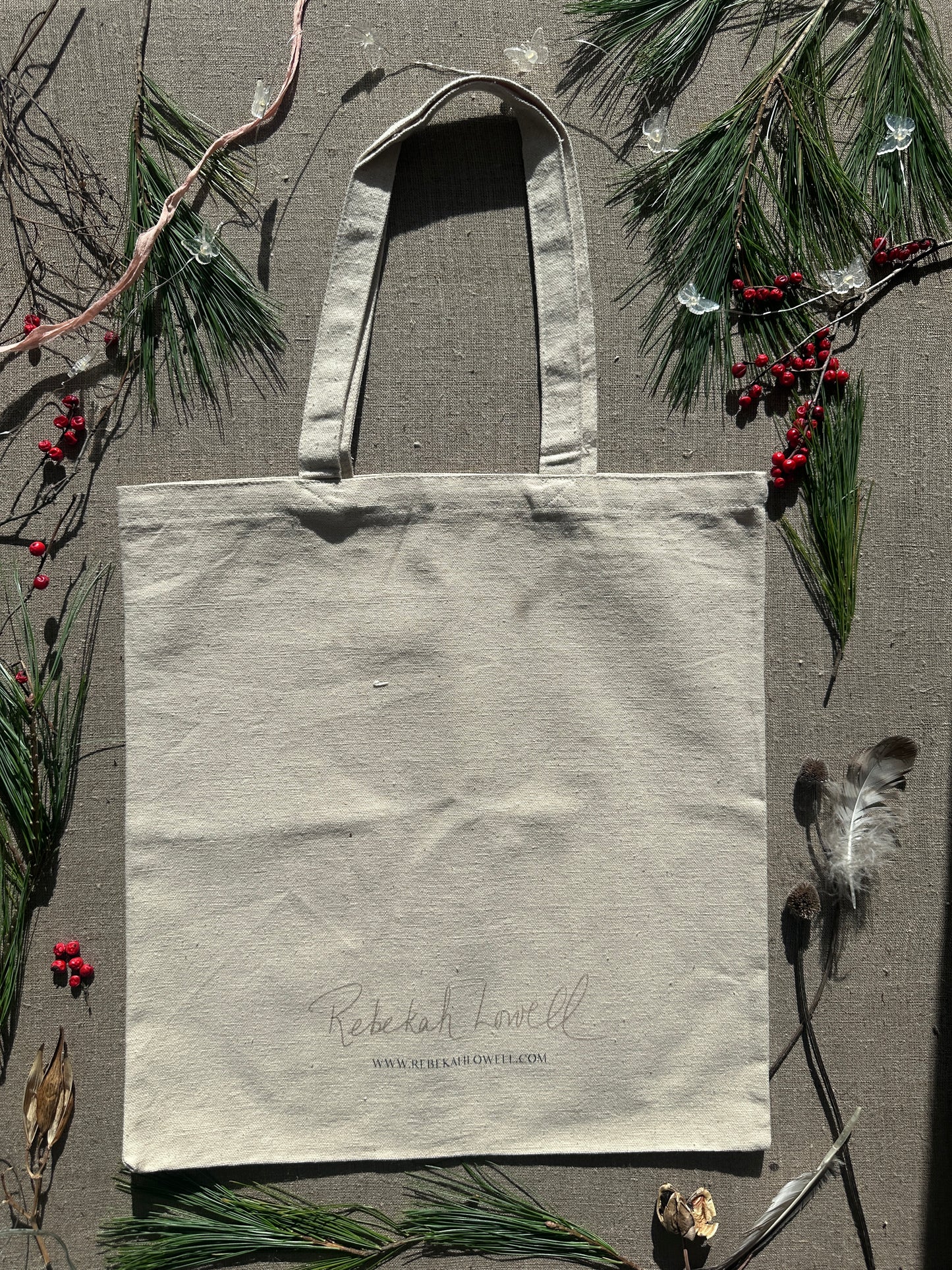 LEMON BALM Cotton Canvas Tote Bag