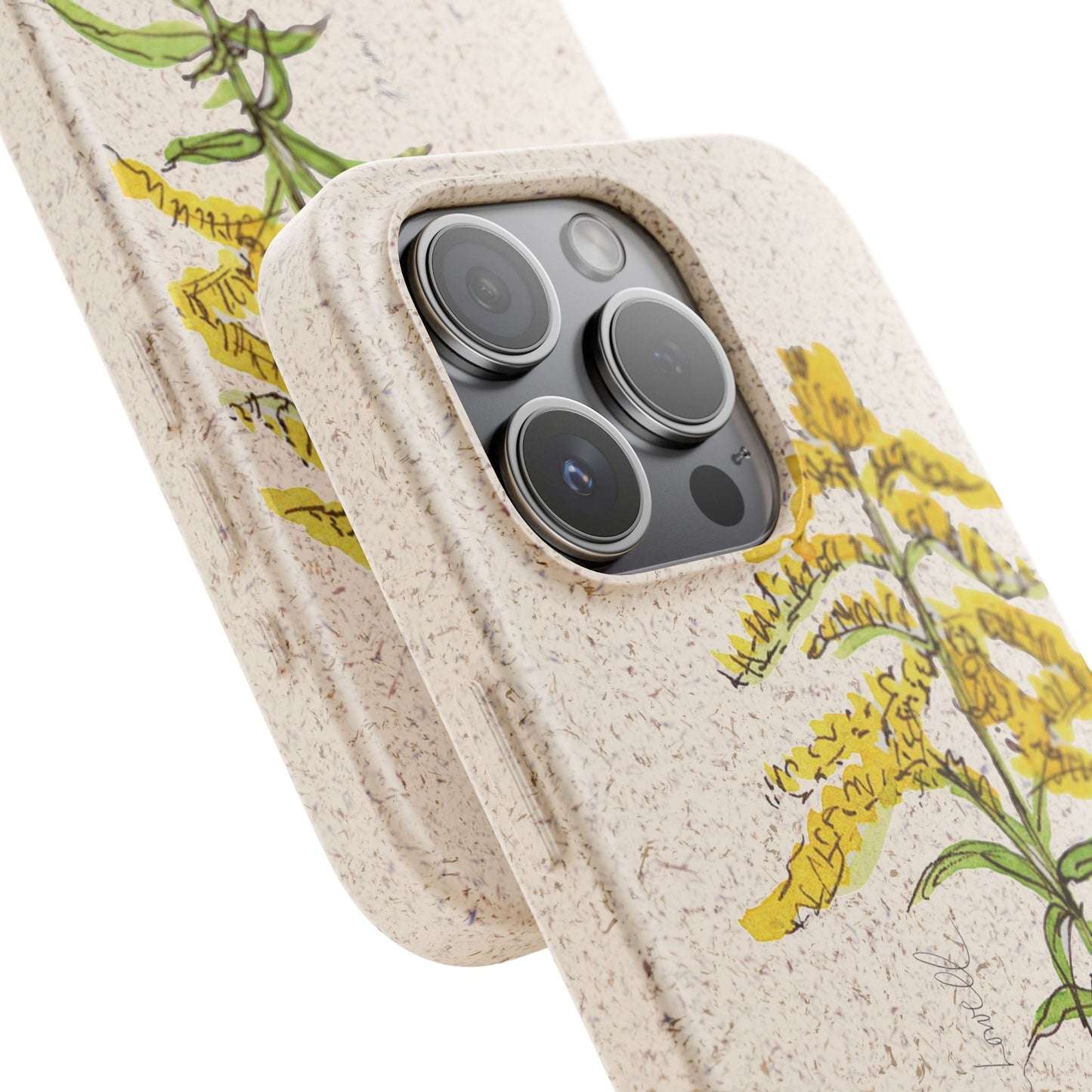 Canada Goldenrod Biodegradable Phone Case