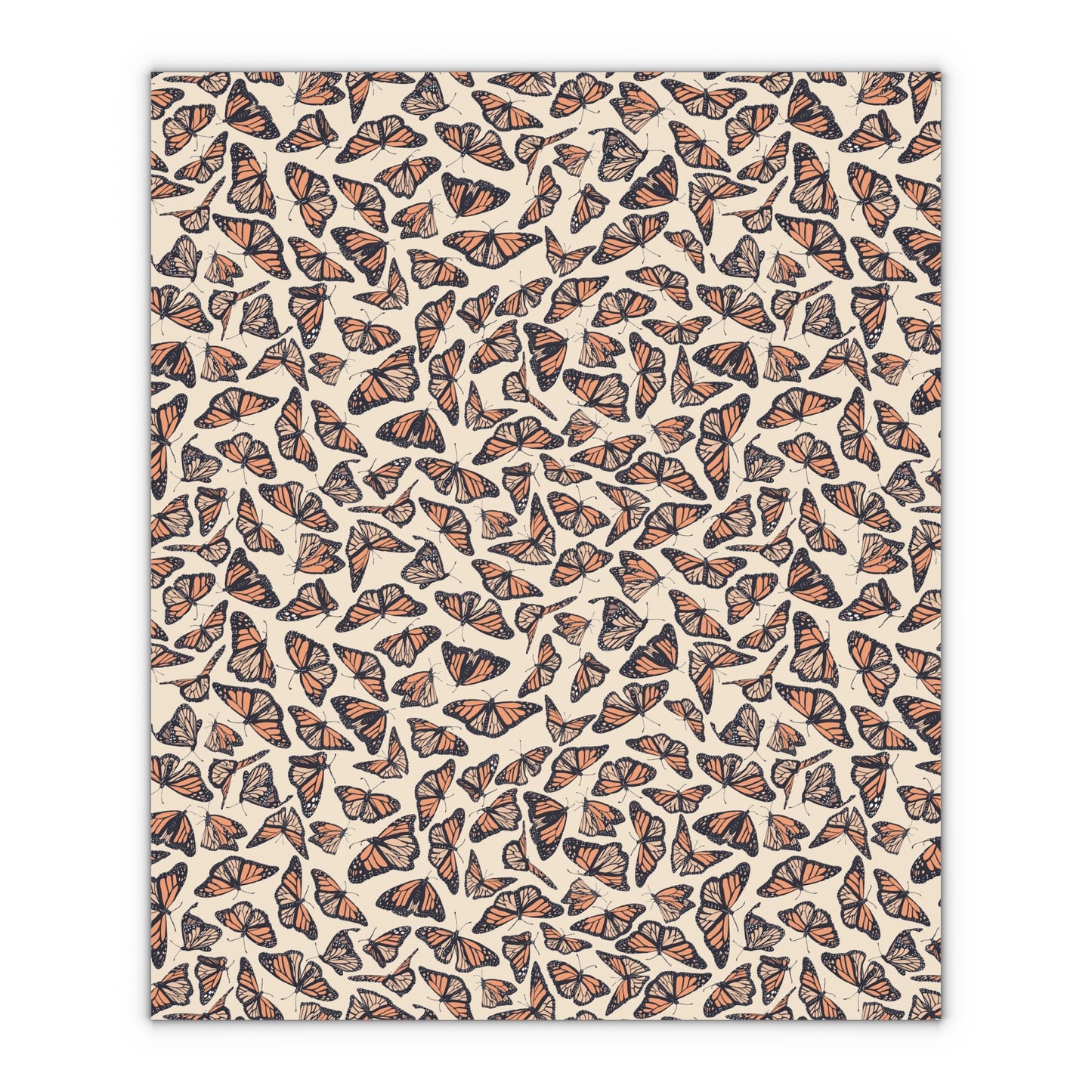 Monarchs Holiday Gift Wrap Wrapping Paper