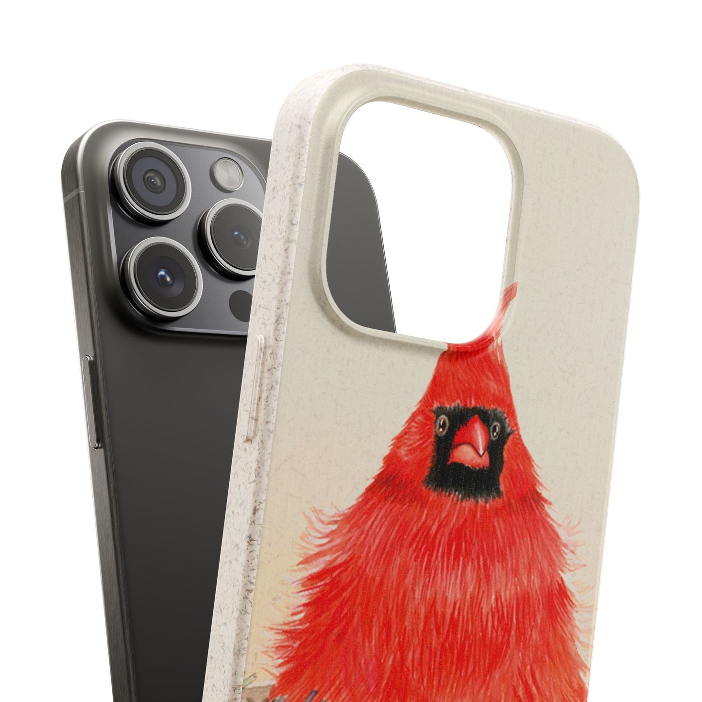 Northern Cardinal Biodegradable Phone Case
