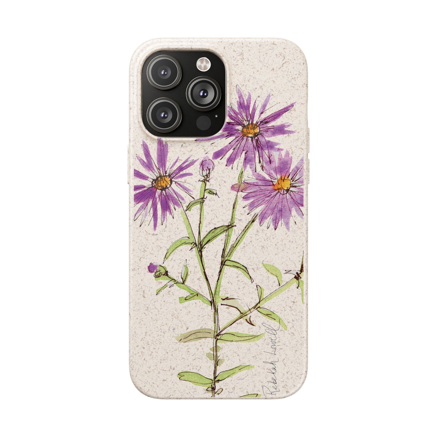 New England Aster Biodegradable Phone Case