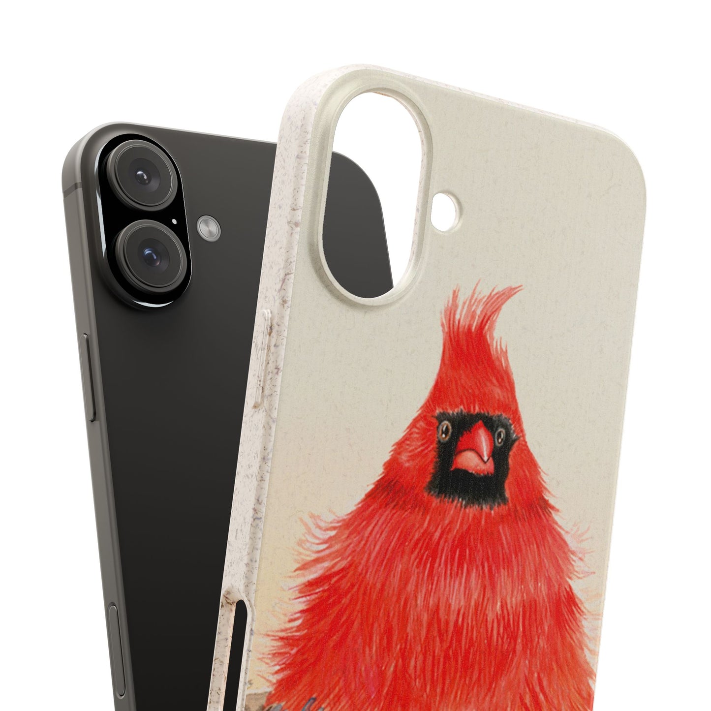 Northern Cardinal Biodegradable Phone Case