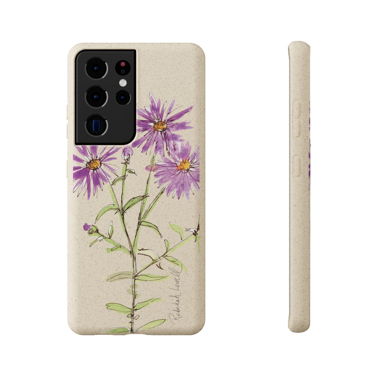 New England Aster Biodegradable Phone Case