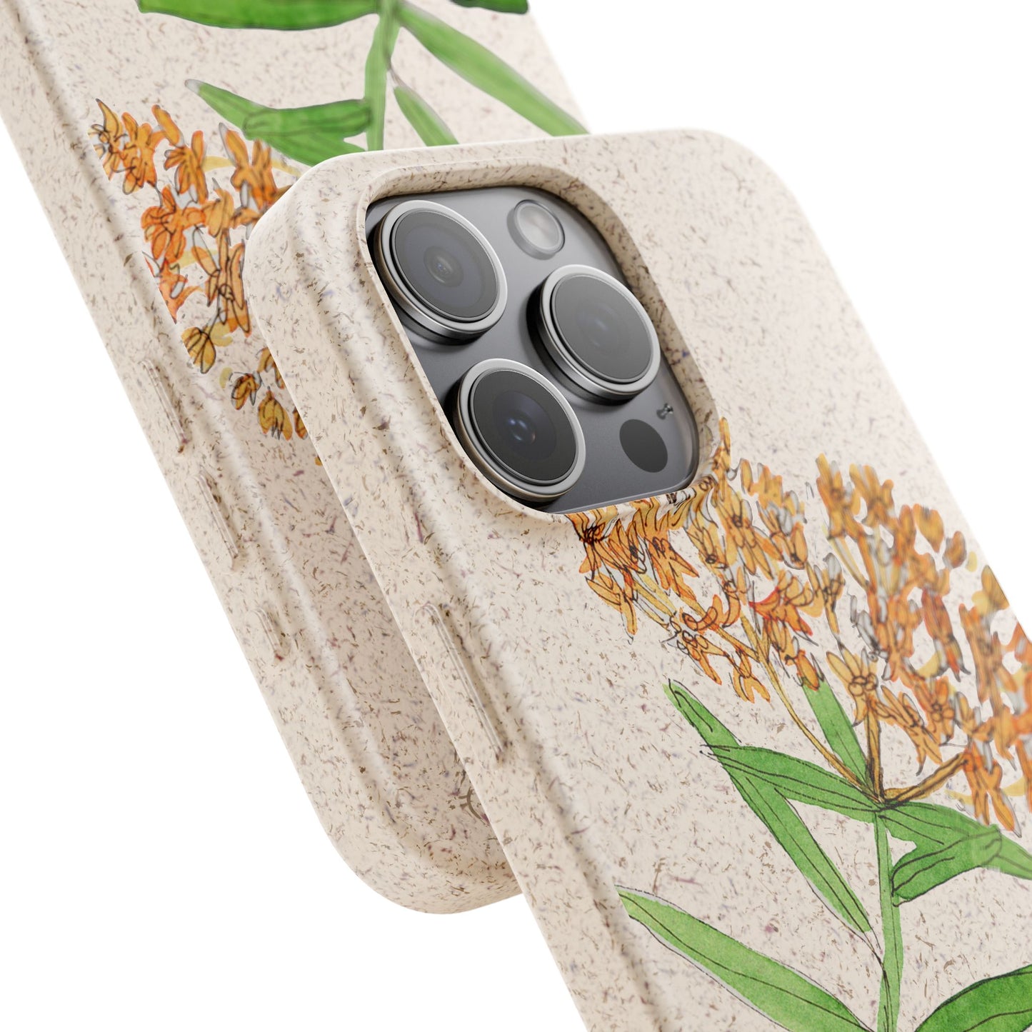 Butterfly Weed Biodegradable Phone Case