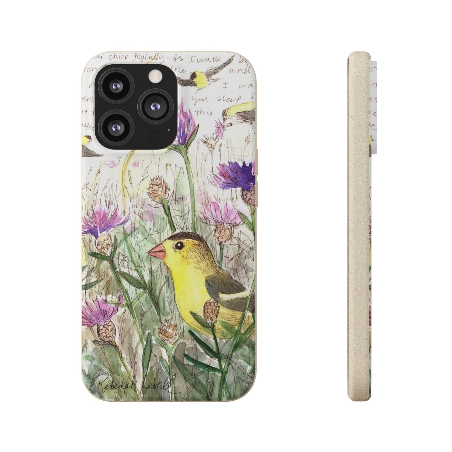 American Goldfinch Biodegradable Phone Case