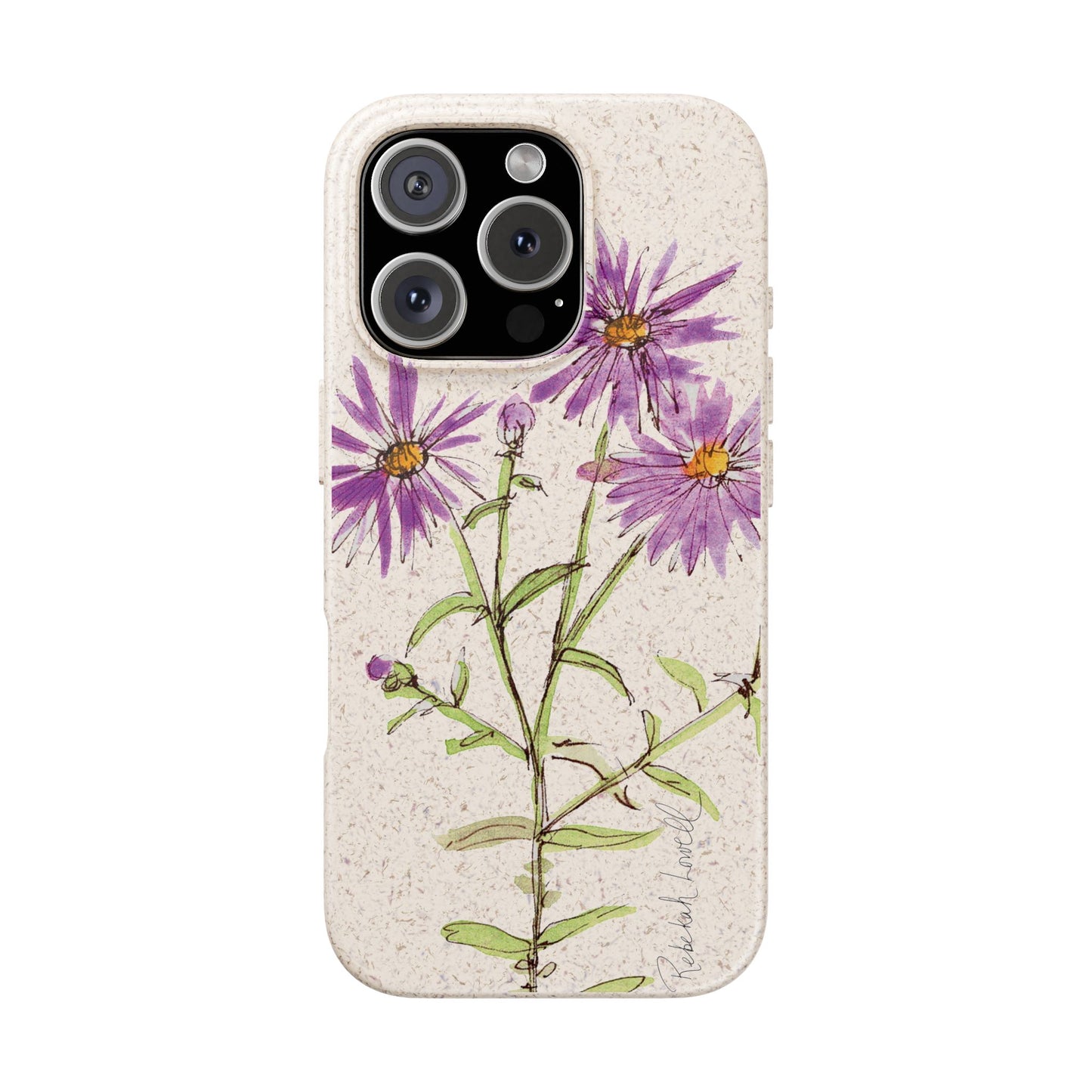 New England Aster Biodegradable Phone Case