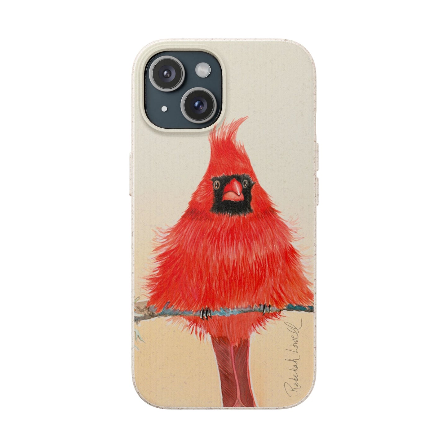 Northern Cardinal Biodegradable Phone Case