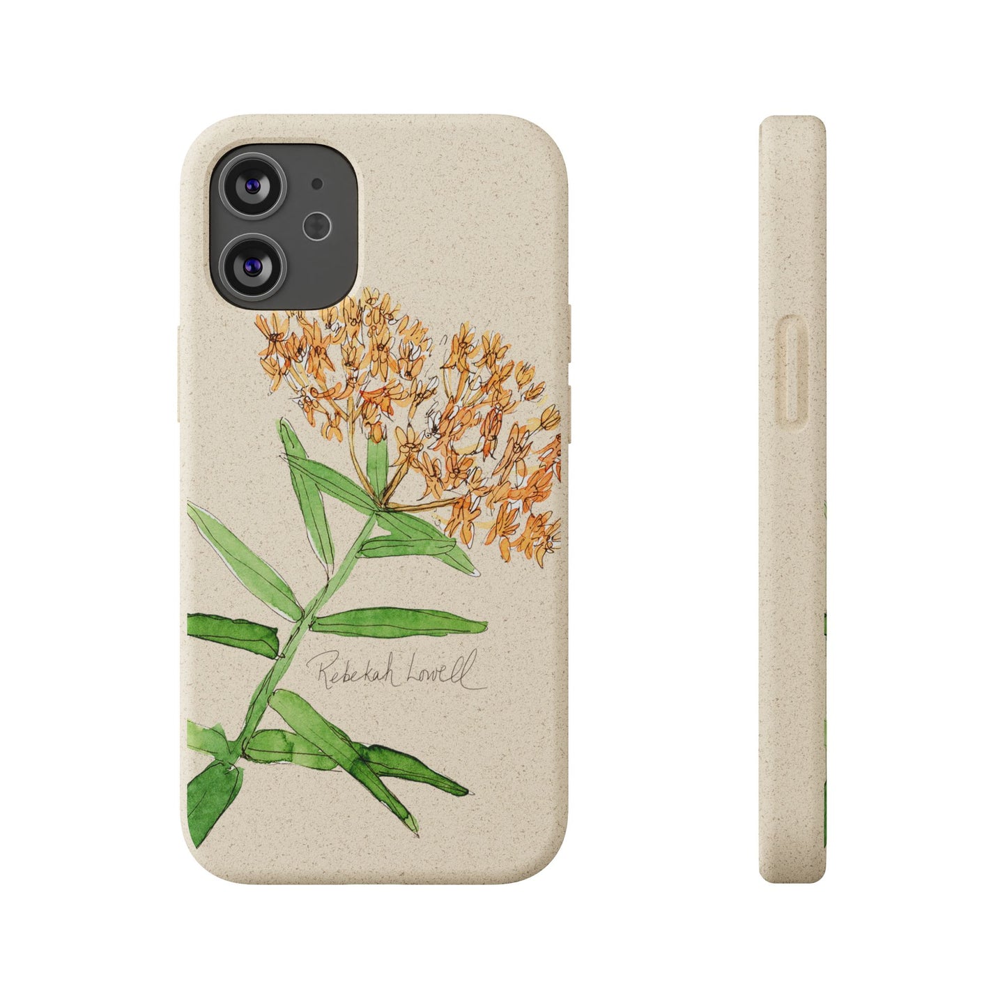 Butterfly Weed Biodegradable Phone Case