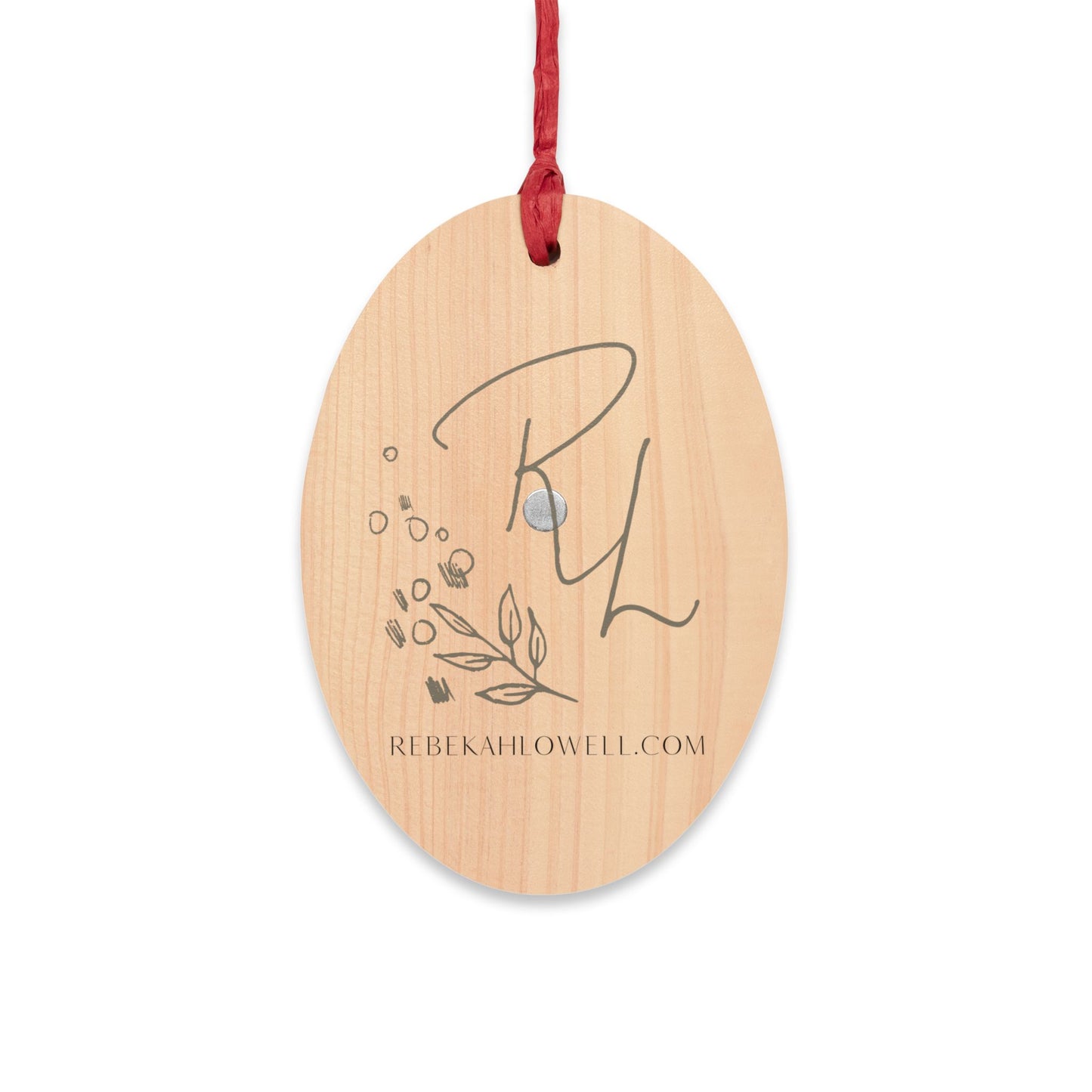 Copy of Cedar Waxwing Nature Journal Page Wooden Ornament