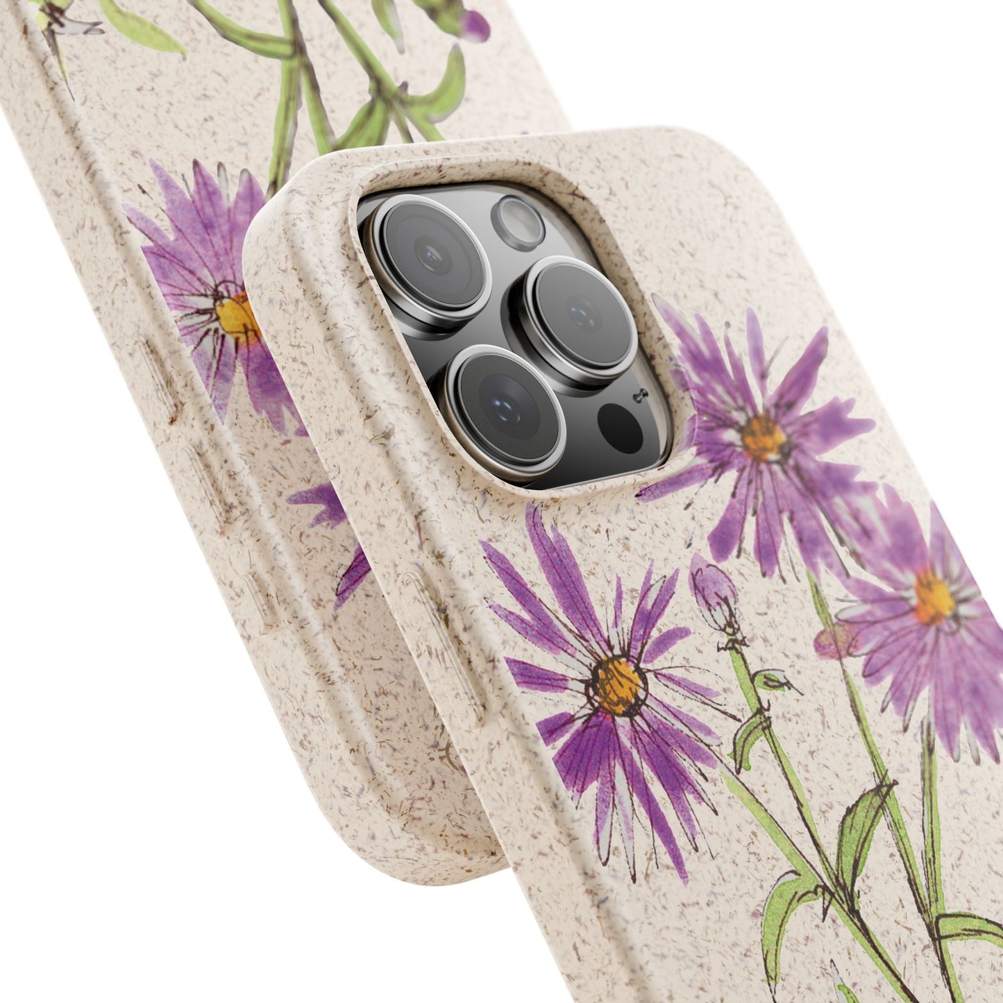 New England Aster Biodegradable Phone Case