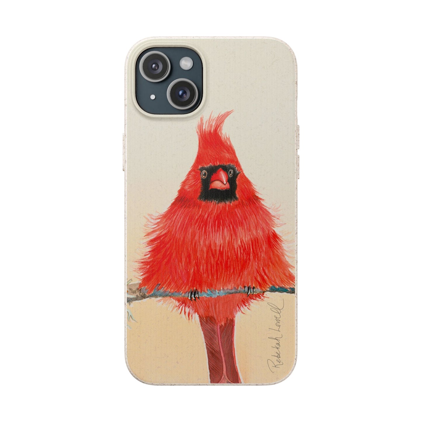 Northern Cardinal Biodegradable Phone Case