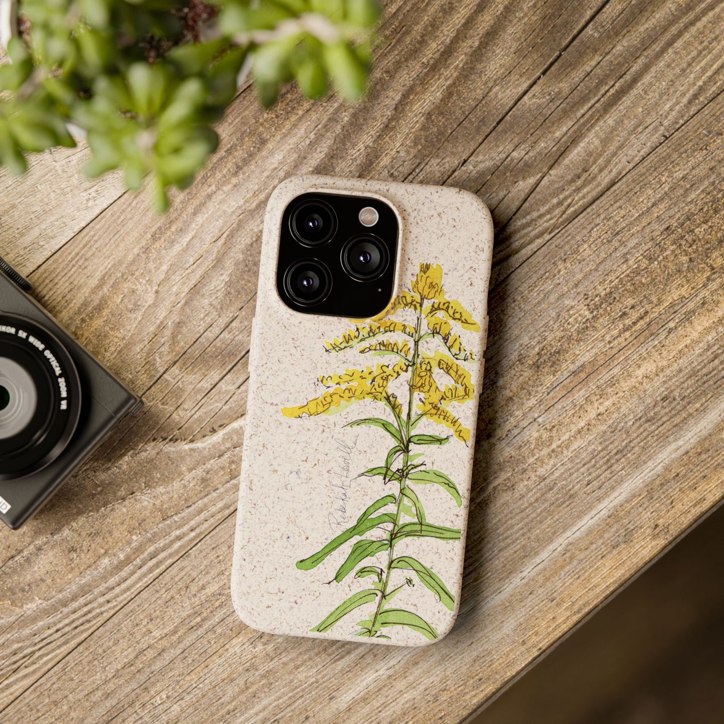 Canada Goldenrod Biodegradable Phone Case