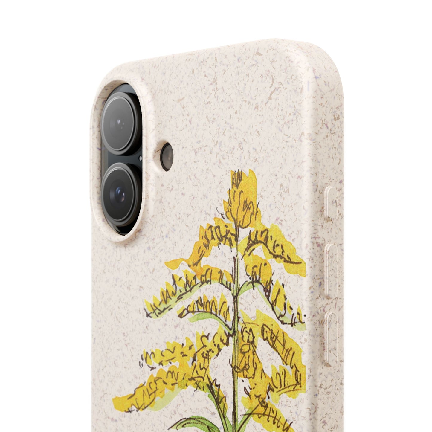 Canada Goldenrod Biodegradable Phone Case