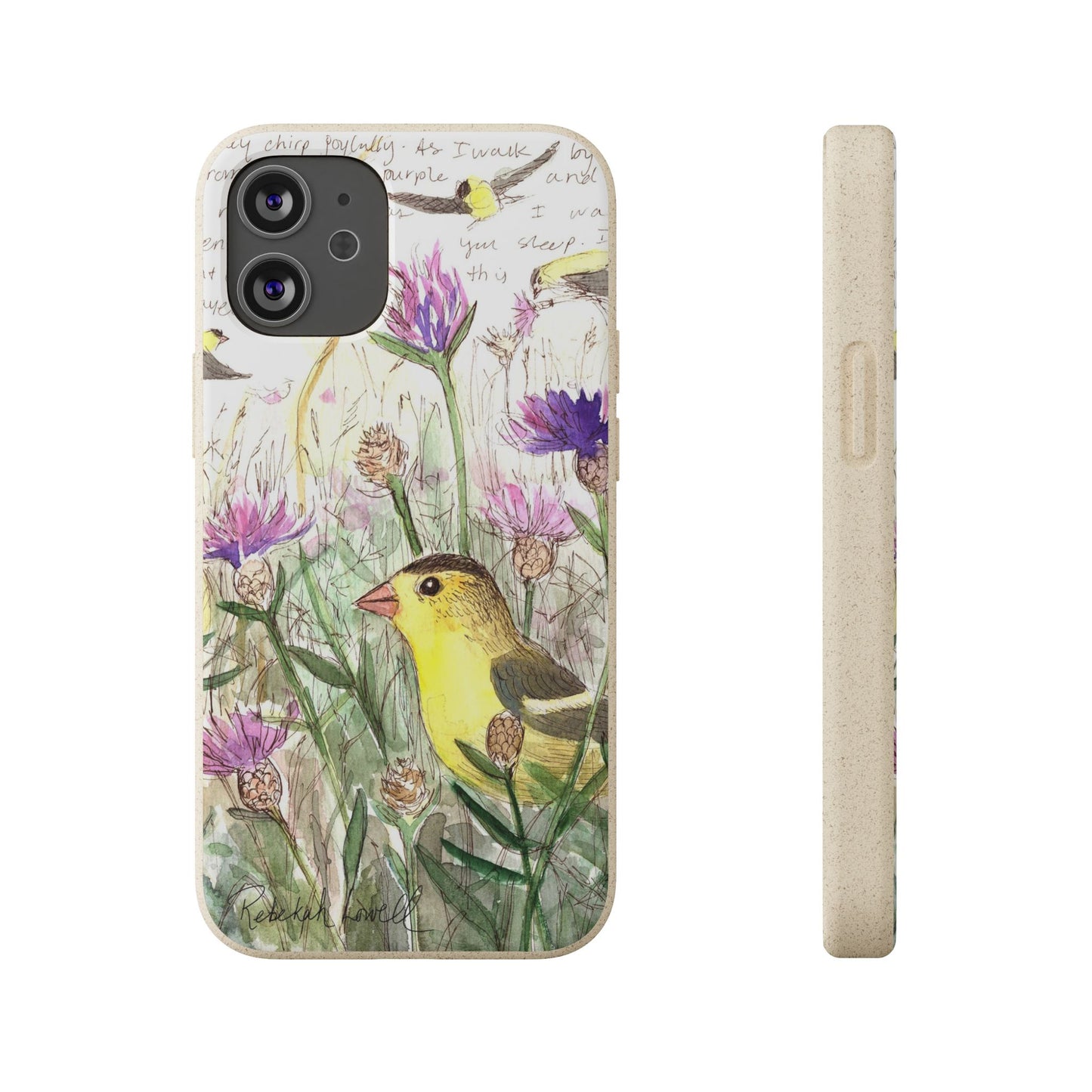 American Goldfinch Biodegradable Phone Case
