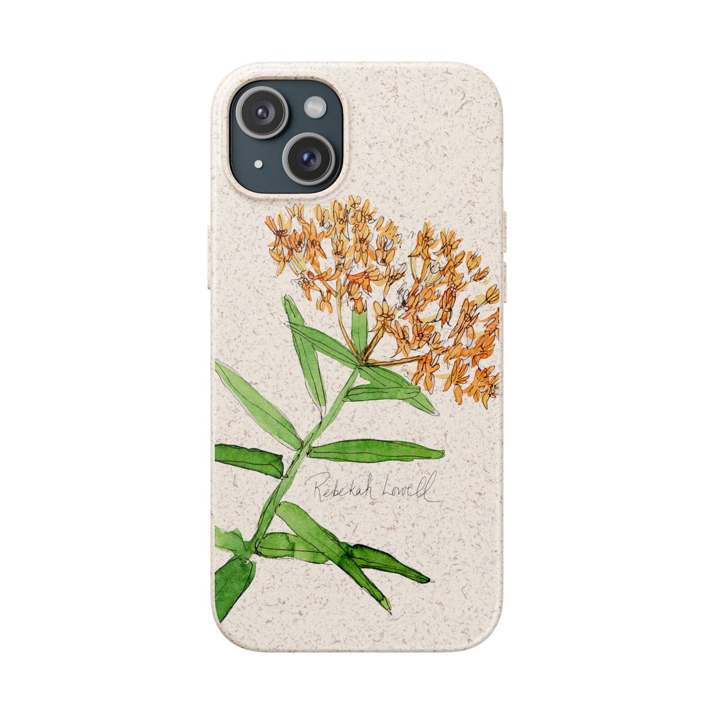 Butterfly Weed Biodegradable Phone Case