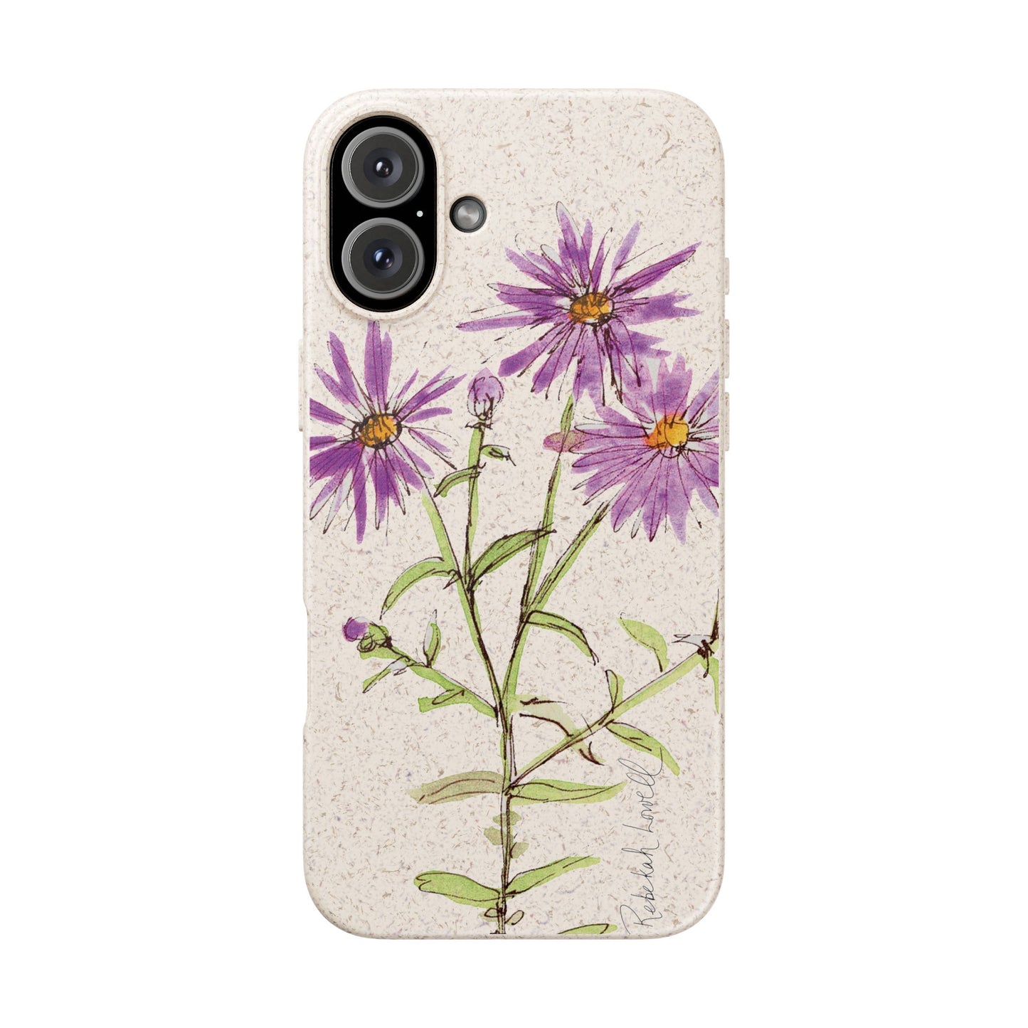 New England Aster Biodegradable Phone Case