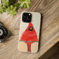 Northern Cardinal Biodegradable Phone Case
