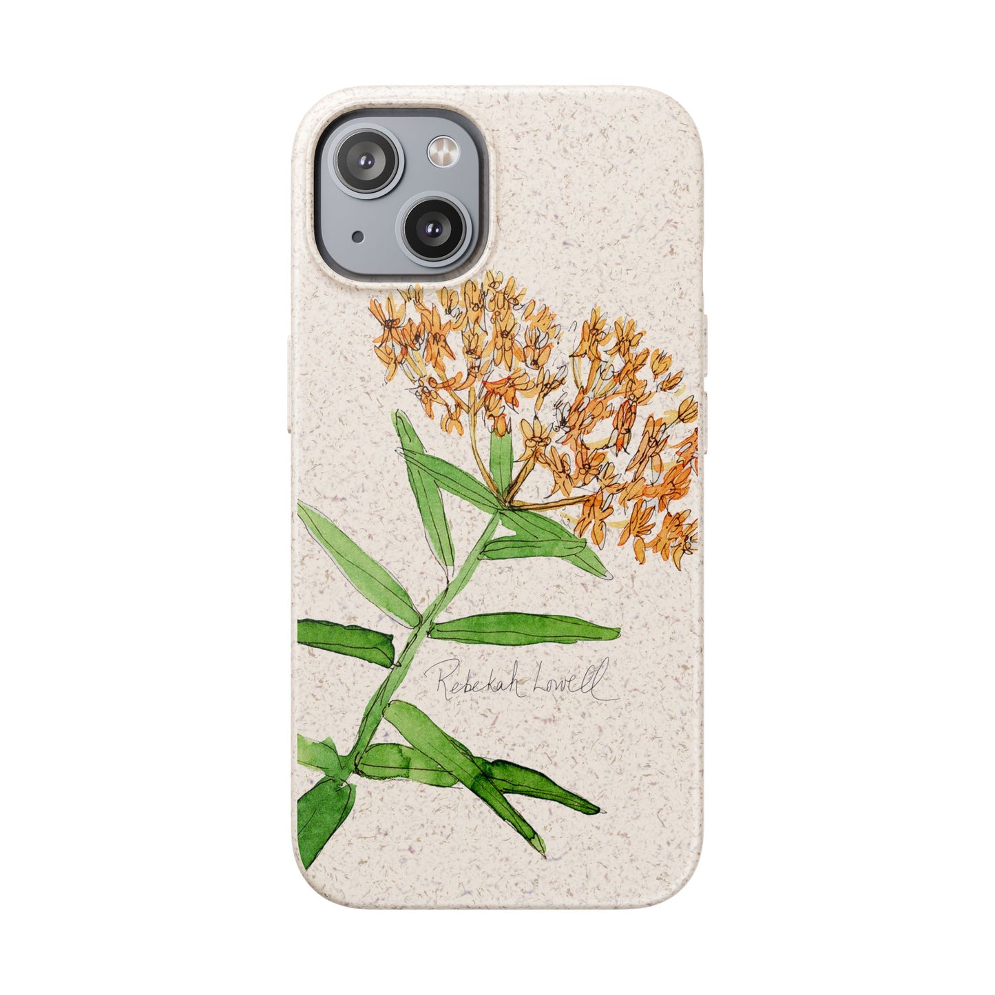 Butterfly Weed Biodegradable Phone Case