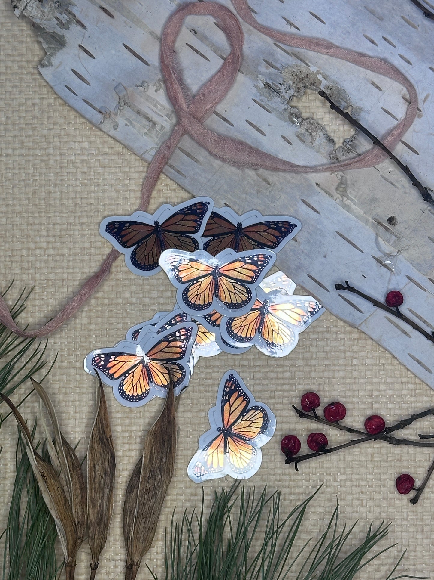 Monarch Butterfly Pixie Dust Sticker