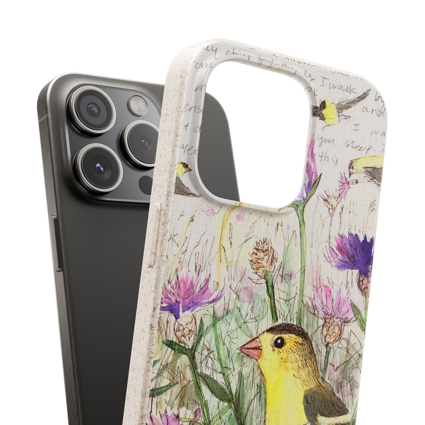 American Goldfinch Biodegradable Phone Case