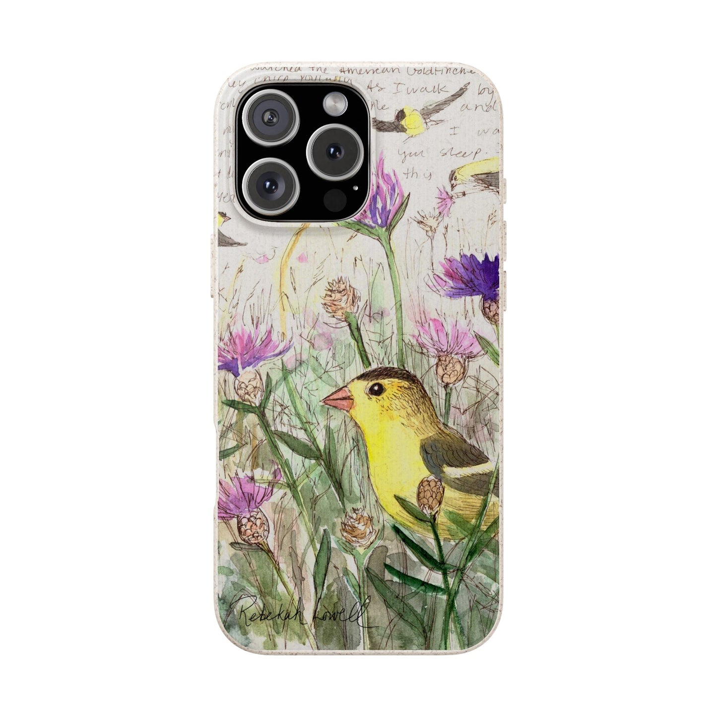 American Goldfinch Biodegradable Phone Case