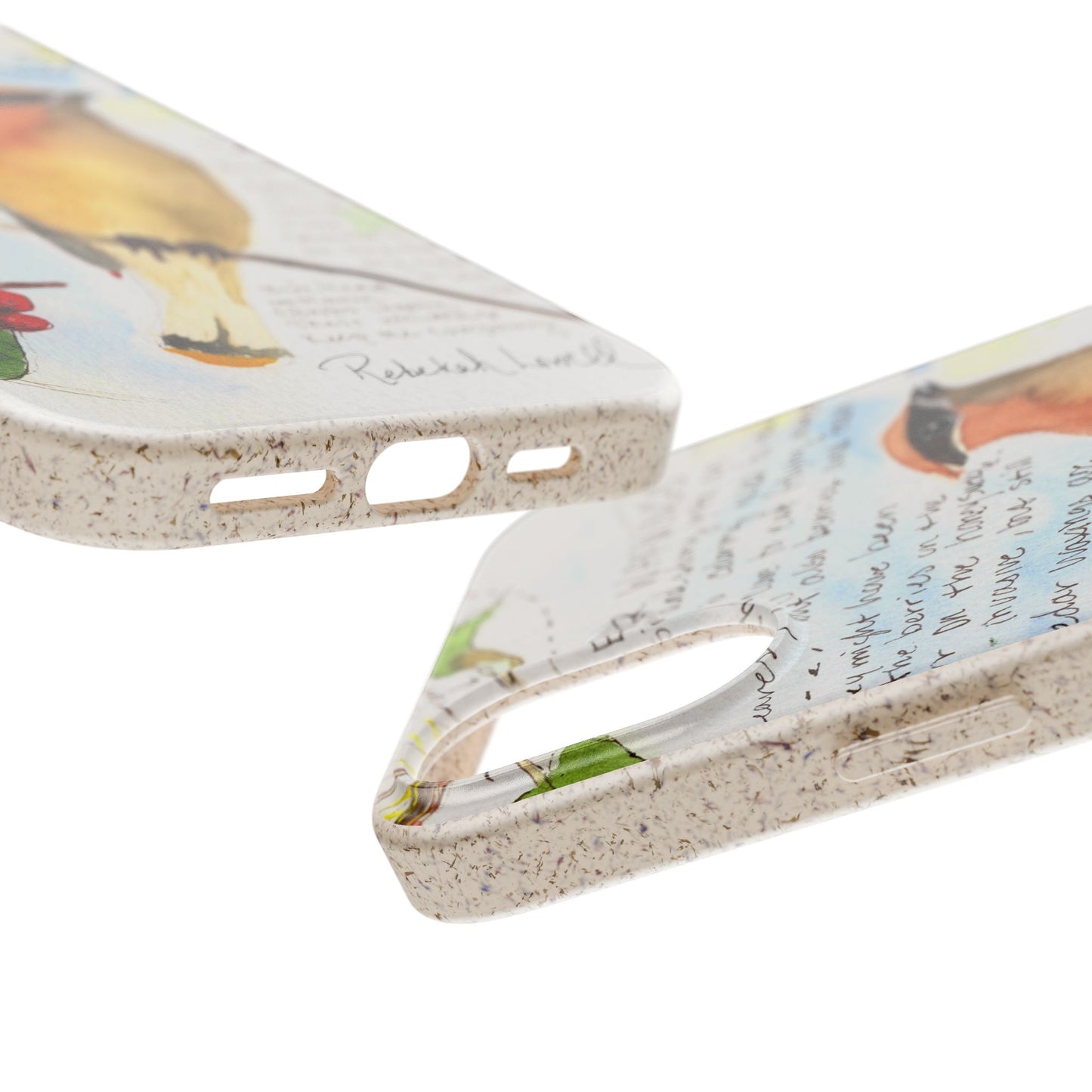 Cedar Waxwing Biodegradable Phone Case