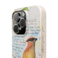 Cedar Waxwing Biodegradable Phone Case