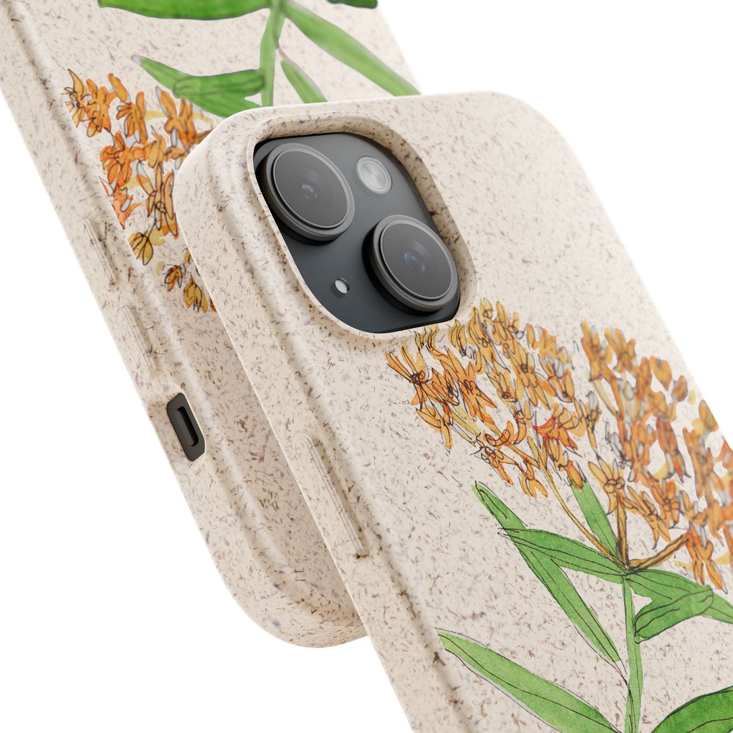 Butterfly Weed Biodegradable Phone Case