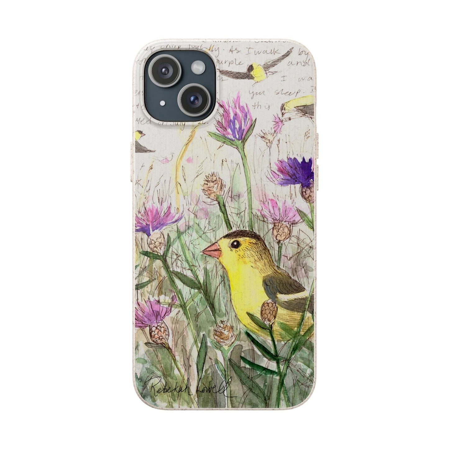 American Goldfinch Biodegradable Phone Case