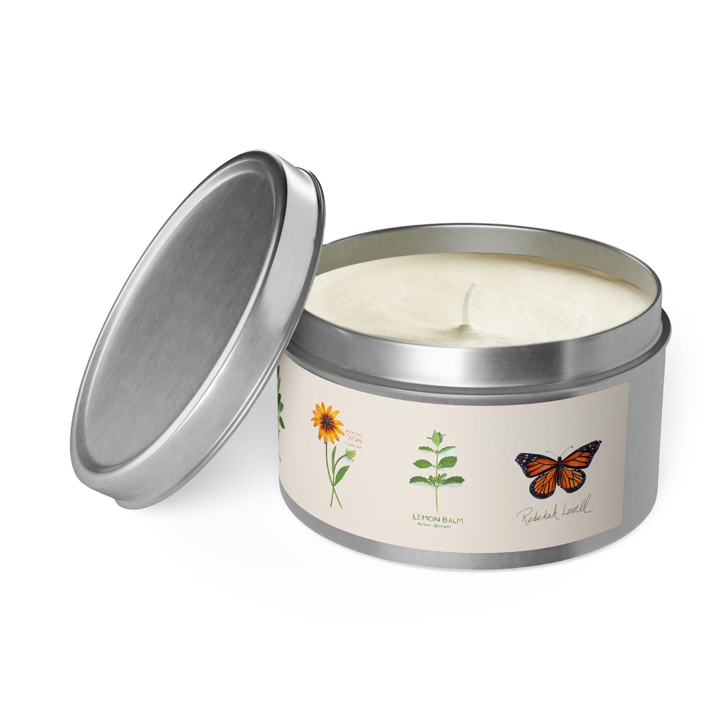 A Naturalist's Holiday Candle, large