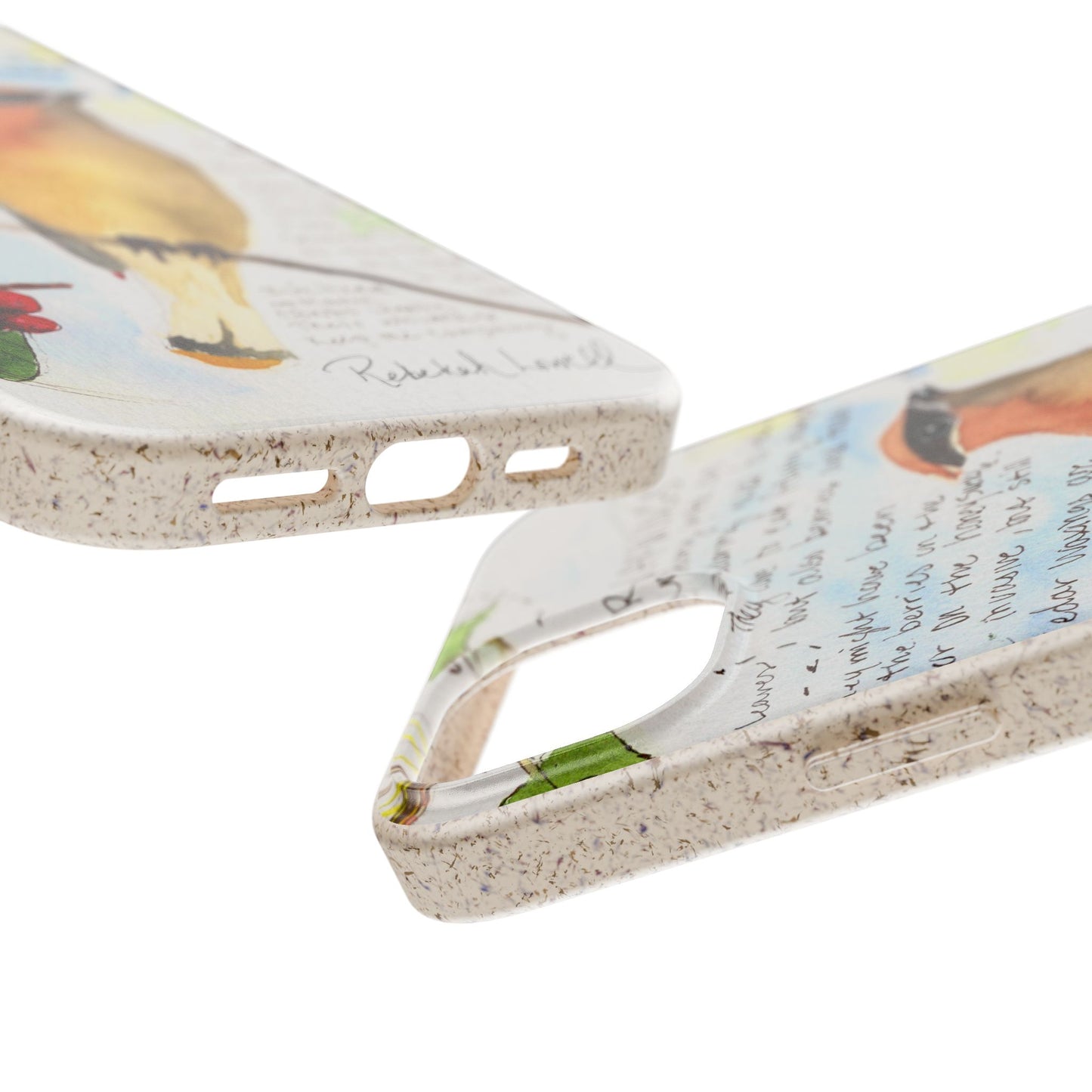 Cedar Waxwing Biodegradable Phone Case